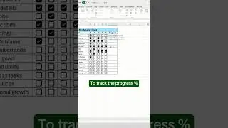 How to create a checkbox for different types of lists in microsoft excel! #checkbox #excelmaster