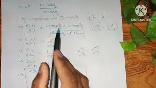 If u=log tan(pie/4+thita/2), Prove that tan hu/2=tan thita/2 | Hyperbolic Function | University Math