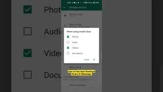 How to Stop Auto Download Photos in WhatsApp ? 