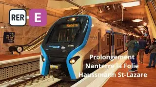 RER E : Prolongement entre Nanterre la Folie et Haussmann St-Lazare