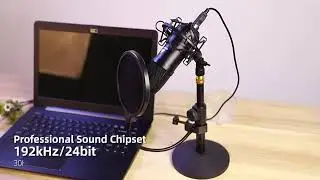 Black Friday 2019! USB Microphone Kit 192KHZ/24BIT MAONO AU-A04T PC Condenser Podcast