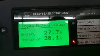 HOW TO OPERATING DEEP SEA ELECTRONICS CONTROLLER 3 PHASE LOAD GENSET DSE 7320 MKII