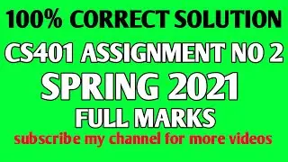 #cs401assignmentno2