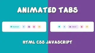 Animated Tabs - Animated Toolbars - HTML CSS JavaScript (gsap and FontAwesome)