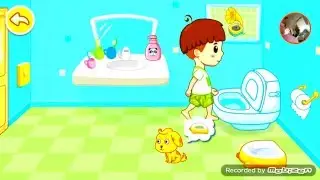 Приучение к туалету. Baby Panda Games. Babybus Kids Games. Android. Game. Go to the toilet.