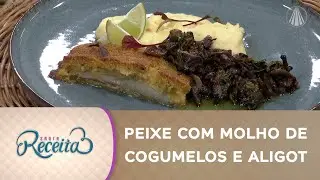 Receita Irresistível: Peixe com Molho de Cogumelos, Alcaparras e Aligot