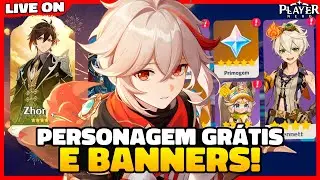 PERSONAGEM GRÁTIS, MUDANÇAS EM NATLAN, PRÓXIMOS BANNERS E ANÁLISE, CHEGA AI! - #genshinimpact