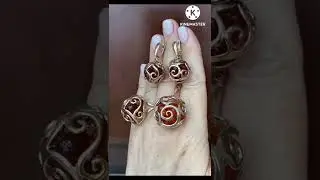 WOW 💥 КАКИЕ ЯРКИЕ! Серьги, кольцо и кулон. Янтарь. Серебро