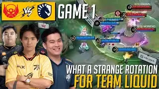 GAME1 • STRANGE ROTATION FOR TEAM LIQUID FT. RR7 and JONATHAN | BTR VS TLID Mpl Indonesia