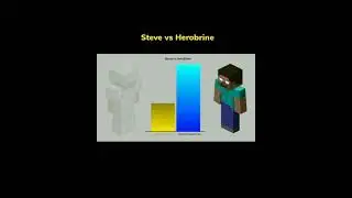 Steve vs Herobrine Power Levels - Shorts