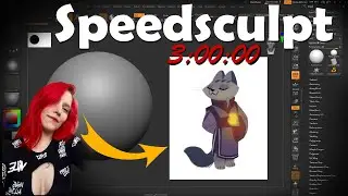 Speedsculpt | Cat Monk (Zbrush)