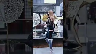 beautiful girl street fashion china #chinesefashion #mejoresstreetfashion #shortsvideo