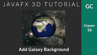 JavaFX 3D Tutorial #16 - Adding ImageView as galaxy background