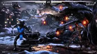 Mortal Kombat X Sub-Zero vs Jacquie Briggs Spamm Flawless victory