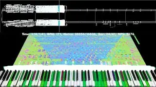 [Black MIDI] Black Score - Australian Anthem but it sounds Russian 16,000 notes ~ HDSQ