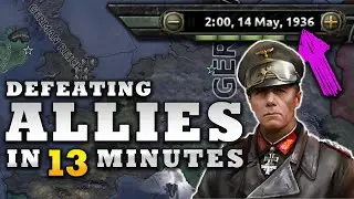 Crushing the Allies in May 1936 - Hoi4 Germany Speedrun Commentary