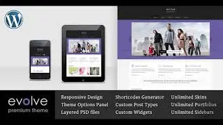 Evolve - Responsive Multipurpose WordPress theme | Themeforest Website Templates and Themes