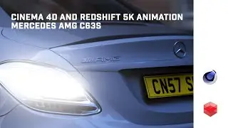 Mercedes AMG C63s Animation | 5K animation | Cinema 4D and Redshift