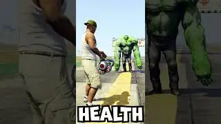 THANOS vs ZOMBIE HULK in GTA 5! (BATTLES) #shorts