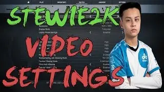 CSGO: Cloud9 Stewie2K video settings 2016