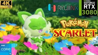 Pokemon Scarlet (RYUJINX) RTX 3080 10GB + i5 13500 (4K Gameplay)