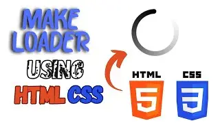 How to make loader in html css |css loader animation | Html css| 