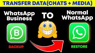 How To Change WhatsApp Business Account To Normal WhatsApp | Move WhatsApp Business To WhatsApp