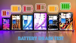 2024 iPad Battery Drain Test | Mini vs. 10th Gen vs M2 11