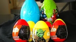 Star Wars Easter Surprise Eggs with Disney Jake and the Neverland Pirates and Marvel's Avengers