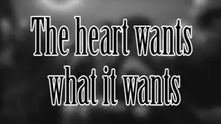 Selena Gomez - The Heart Wants What It Wants (Lyric Video)