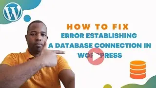 How to fix Error establishing a database connection in wordpress#tech #database #world