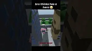 bro think he a hero 💀 #roblox #realmrampage #funny #jimpee