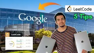 5 Leetcode Tips to Crack Google , Microsoft , Amazon etc || 