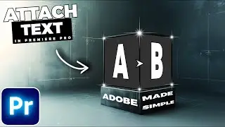 How To ATTACH TEXT To OBJECTS In Premiere Pro