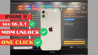 IPHONE 11 IOS 16.3.1 MDM UNLOCK I APPLE IPHONE 11 MDM BYPASS ONE CLICK