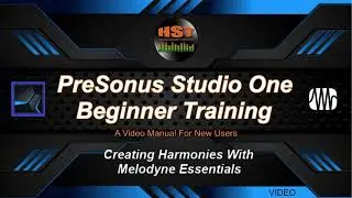 Creating Harmonies With Melodyne Essentials - Studio One 5 - Home Studio Trainer