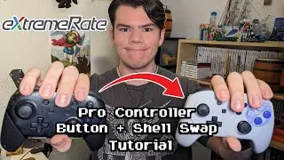Switch Pro Controller Button & Shell Swap Tutorial | eXtremeRate SNES styled shell
