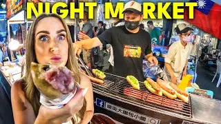 TAIWAN STREET FOOD! Night Market in Kaohsiung 🇹🇼