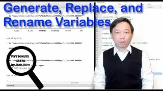 Generate, Replace, and Rename Variables | Data Management Using Stata | Stata Tutorials Topic 25