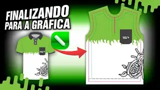 PRINCIPAIS DICAS para finalizar o Design de uma Camisa Polo no Corel draw [Gabarito para a Gráfica]