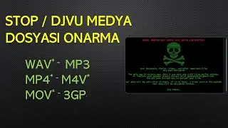 STOP DVJU  MP3, MP4, WAV, M4V, MOV, 3GP Uzantılı Dosya Onarma