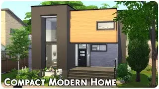 Compact Modern Home | The Sims 4 Speed Build