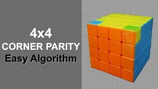 Easiest Way to Solve 4x4 Corner Parity