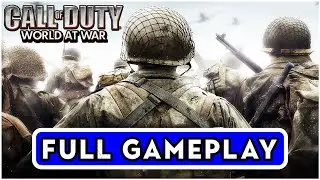 CALL OF DUTY WORLD AT WAR Gameplay Campaign FULL GAME No Commentary