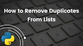 How to remove duplicates from lists in Python