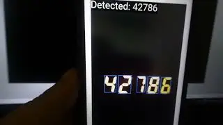 Flutter - OpenCV Seven Segment Digit Detector