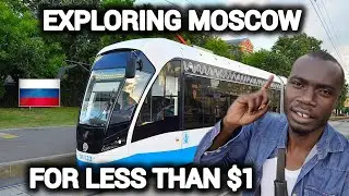 How I explored entire Moscow city for less than $1 in the evening 🌆 Africans in Russia 🇷🇺