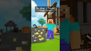 Steve found Magic Ore in Minecraft #shorts