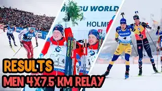 Results IBU World Cup Biathlon - Men 4x7.5km Relay - Ostersund 2023/24