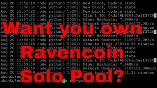 How-to: Ravencoin Private Solo Pool on Ubuntu 22.04